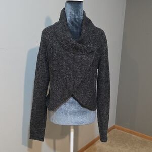 Tildon Charcoal Cowl Neck Sweater